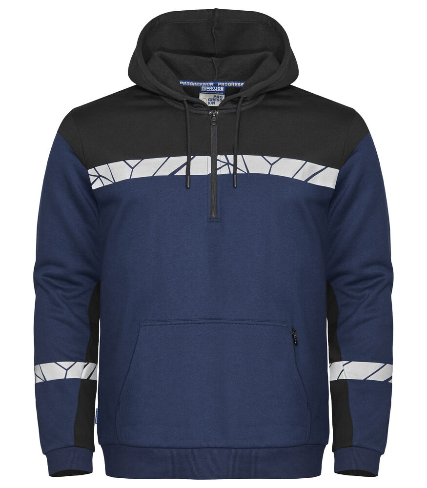 7104 HALF ZIP HOODY 7104 HALF ZIP HOODY 9910-VIZ