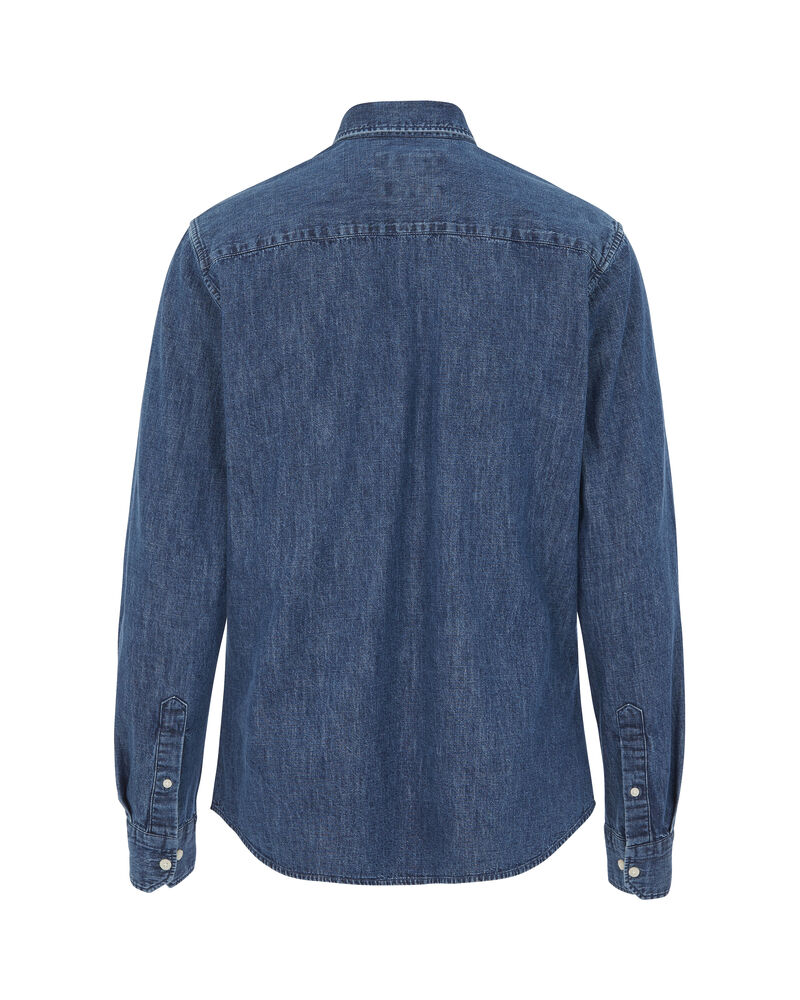 Hemd Dark Denim Slim fit Herren
