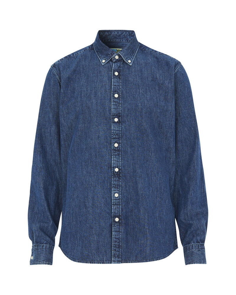 Hemd Dark Denim Slim fit Herren