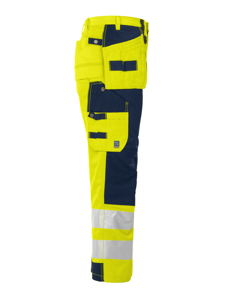 6506 ARBEITSHOSE MIT KNIEVERSTÄRKUNG UND HÄNGETASCHEN EN ISO 20471 KLASSE 2