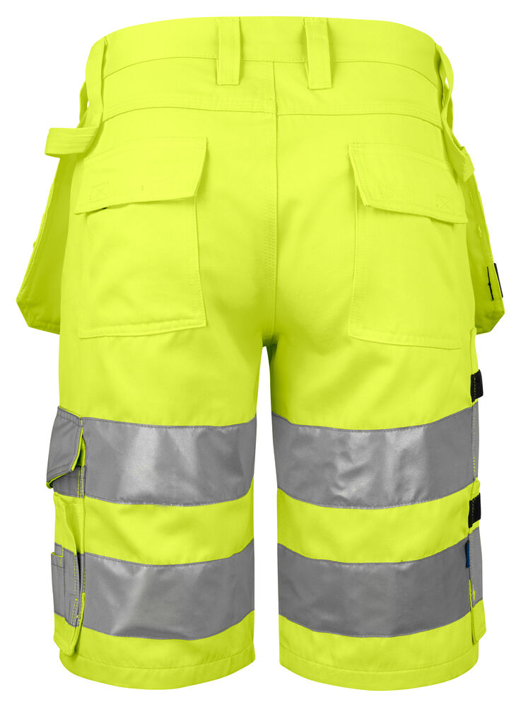 6535 WARNSCHUTZ SHORTS MIT HÄNGETASCHEN EN ISO 20471 KLASSE 2 MODERNER SCHNITT