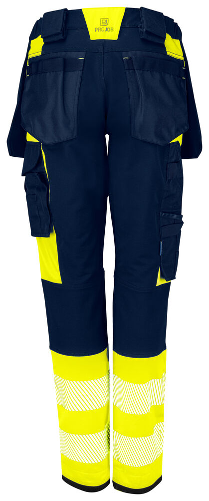 6543 DAMEN BUNDHOSE MIT HÄNGENTASCHENEN ISO 20471 KLASSE 1