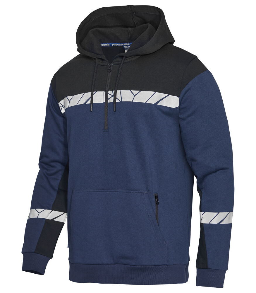 7104 HALF ZIP HOODY 7104 HALF ZIP HOODY 9910-VIZ
