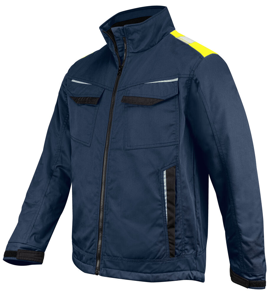 5428 GEFÜTTERTE JACKE MIT KONTRASTELEMENTEN