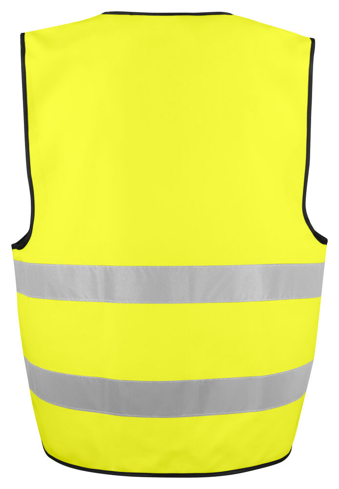 6709 SICHERHEITSWESTE MIT ZIP EN ISO 20471 KLASSE 2