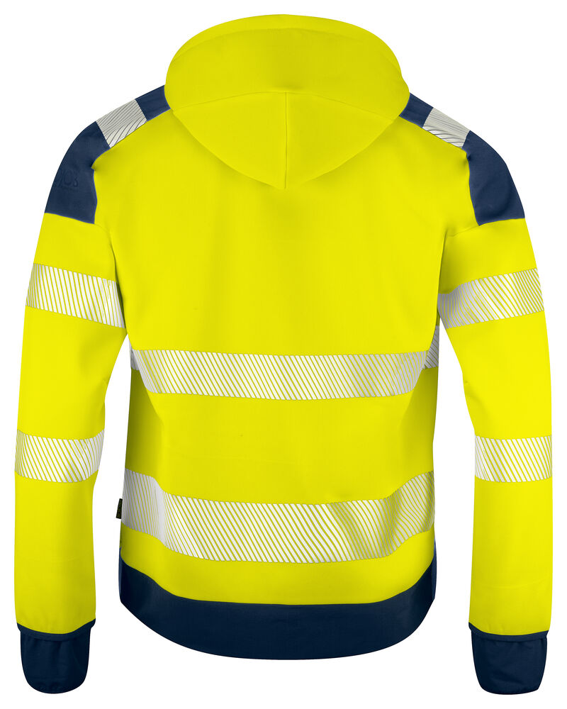 6110 FULL ZIP KAPUZENJACKE EN ISO 20471 KLASSE 3/2
