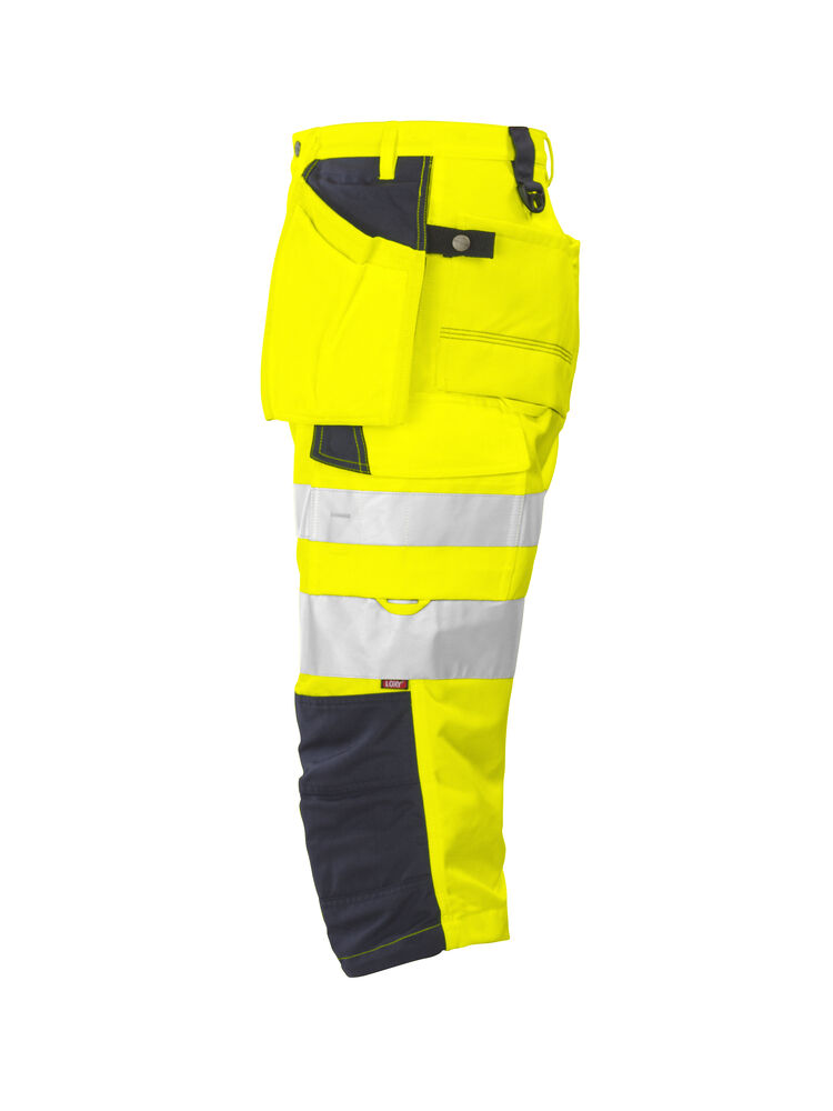 6510 PIRATENHOSE MIT KNIEVERSTÄRKUNG UND HÄNGETASCHEN EN ISO 20471 KLASSE 2